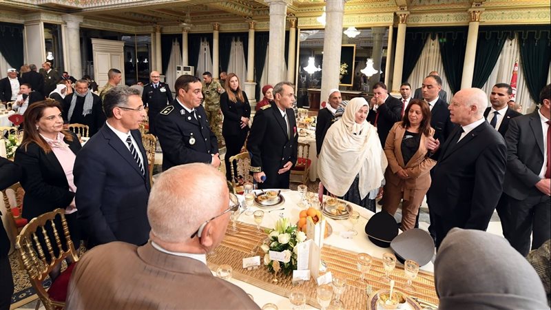الرئيس التونسي مع
