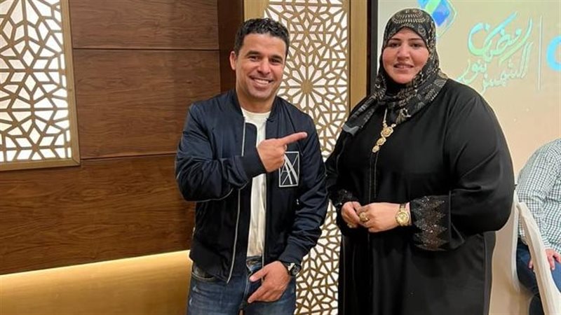 خالد الغندور مع سميرة