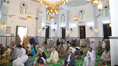 محافظ أسيوط يفتتح مسجد علم الدين الرباطي بمنفلوط بعد تطويره 