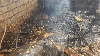 السيطرة على حريق بحوش مواشي بحي غرب أسيوط 