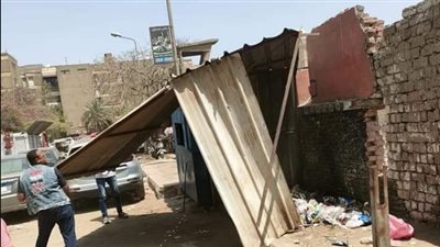 حملة مكبرة لرفع الإشغالات بحي شمال الجيزة والعمرانية | صور