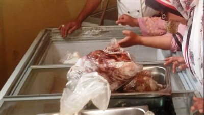 ضبط 189 كيلو كبدة غير صالحة للاستهلاك الآدمى فى أسواق أسوان