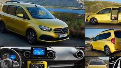 مرسيدس T-Class الجديدة شاحنة صغيرة مدمجة وأنيقة لأوروبا