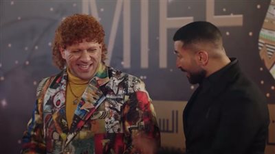 أحمد سعد ينسب رقصة 