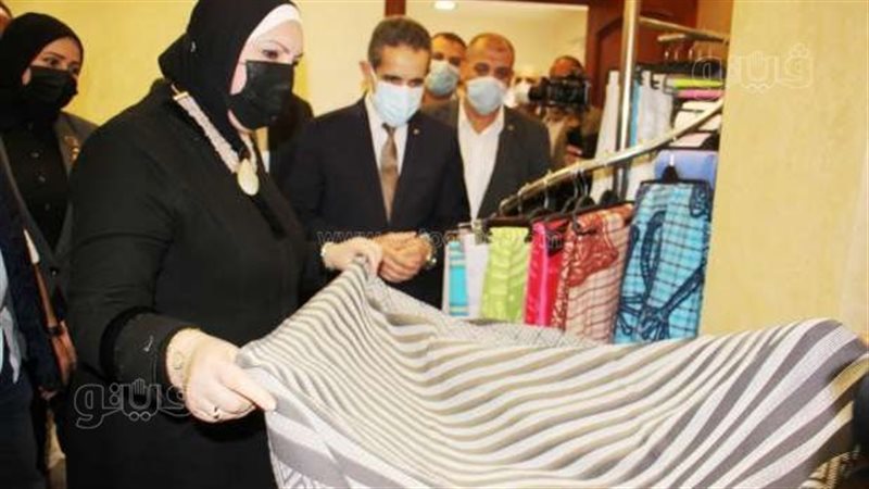 القباج أثناء زيارتها
