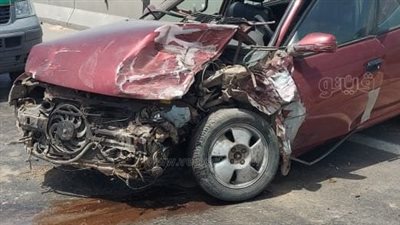 تصادم 4 سيارات بالطريق الإقليمى في الشرقية| صور 