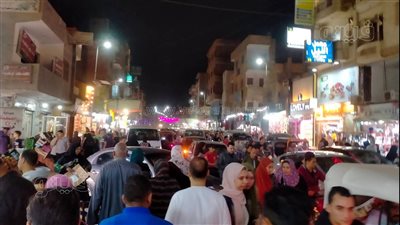 زحام شديد في شوارع المنوفية | صور