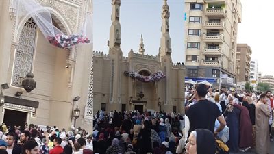 بلالين وألعاب نارية.. احتفالات من نوع خاص بالعيد بمسجد الصديق بشيراتون | فيديو