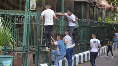 إقبال ملحوظ من المواطنين على حديقة حيوان الجيزة | فيديو وصور