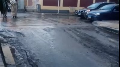 سقوط أمطار غزيرة على الإسكندرية| فيديو