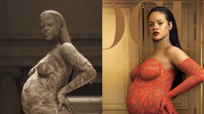 ريهانا تشكر الميت جالا بعد تكريمها بتمثال رخامي | فيديو وصور