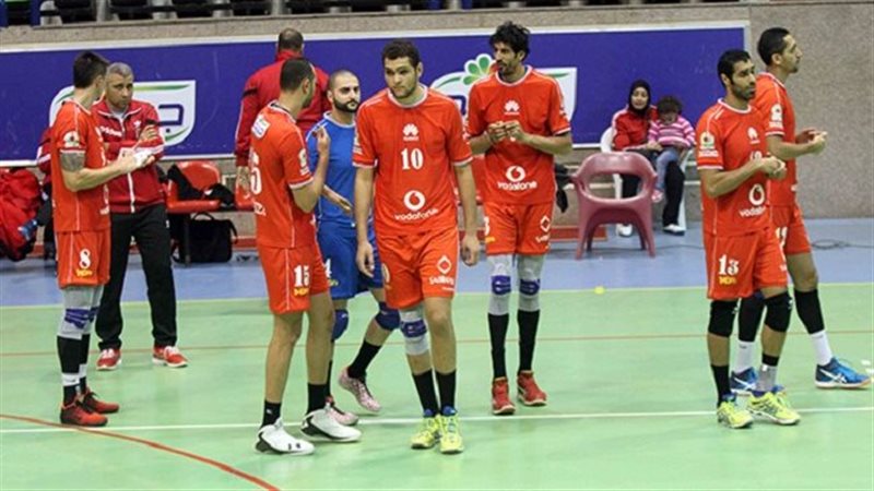 رجال طائرة الأهلى