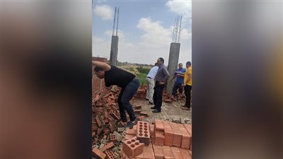 تكثيف حملات إزالة التعديات بالبناء المخالف في الشرقية 