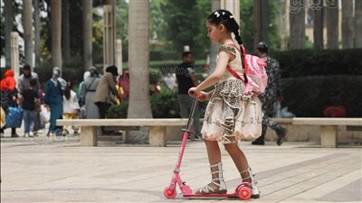 فرحة الأطفال داخل حديقة الأزهر تخطف الأنظار في ثالث أيام العيد | صور