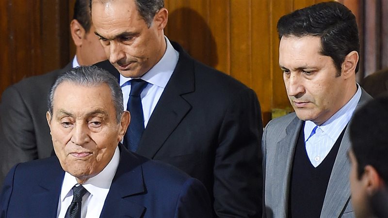 علاء مبارك ووالده