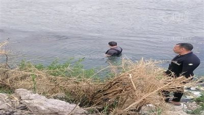 مصرع 3 شباب في غرق سيارة بترعة بالمنوفية