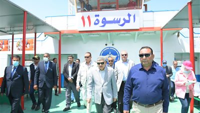 ‏الفريق أسامة ربيع يوجه بتحسين محيط المعديات | صور