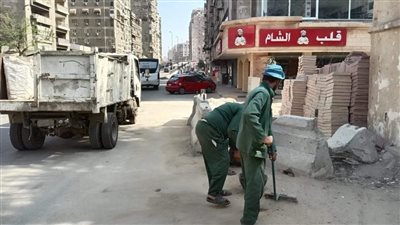 رفع 6 آلاف طن مخلفات من الأحياء في الجيزة 