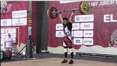 محمد عبدالمنعم رابع بطولة العالم لناشئي رفع الأثقال باليونان