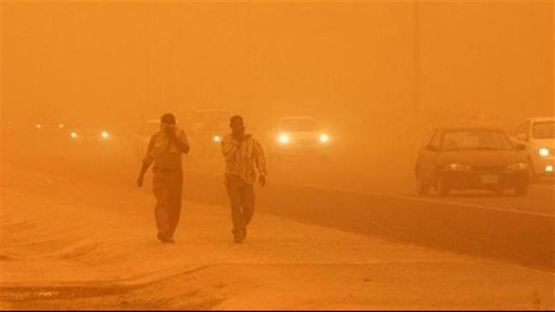 صورة حقيقية من العاصفة