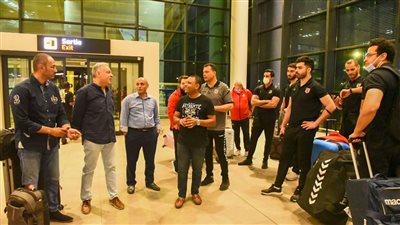 وفد السفارة المصرية بالنيجر يستقبل بعثة رجال يد الأهلي