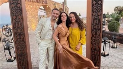 شاهد.. الصور الأولي من حفل زفاف بسنت شوقي ومحمد فراج