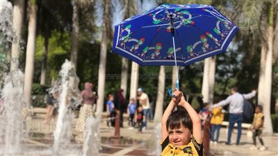  سعادة وفرحة الأطفال بإجازة عيد الفطر في حديقة الأزهر | فيديو وصور 