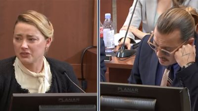 لماذا لا ينظر جوني ديب لـ آمبر هيرد أبدا؟