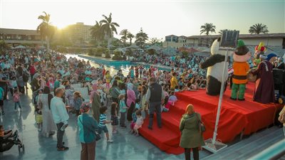 إقبال كثيف على حفل عيد الفطر للأطفال بأهلي مدينة نصر