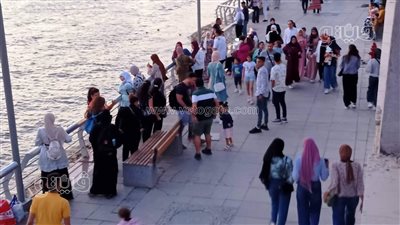 إقبال على ممشى أهل مصر في آخر أيام إجازة عيد الفطر.. فيديو 