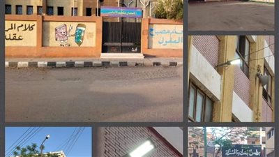 رفع كفاءة النظافة بمحيط مدارس أوسيم في الجيزة | صور