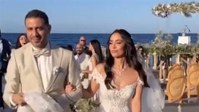 أخبار الفن اليوم: صور جديدة من زفاف محمد فراج وبسنت شوقي.. وهاجر أحمد تنجب طفلتها الأولى 