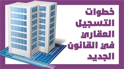 خطوات التسجيل العقاري في القانون الجديد | إنفوجراف