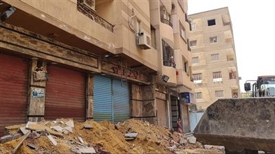 إزالة حالات بناء مخالف بالمنصورية في الجيزة | صور