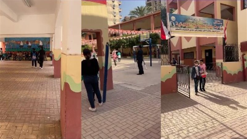 توافد تلاميذ الصف