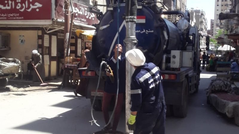 تطهير الشبكات بأسيوط