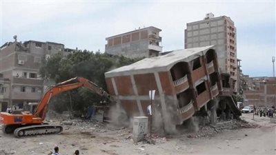 إزالة بناء مخالف بمنطقة أبو رواش في حملة بكرداسة