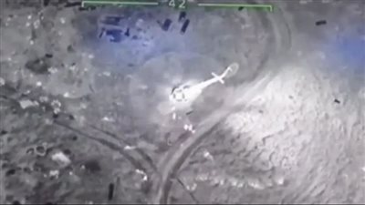 لقطات درامية لتدمير مروحية روسية في جزيرة بالبحر الأسود| فيديو