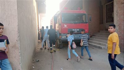 إخماد حريقين في منزلين بالقليوبية l صور 