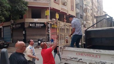 رفع 90 حالة إشغال في حملة بالطالبية|صور