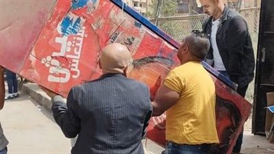 ضبط 376 حالة إشغال متنوعة و7 توك توك في الهرم | صور 