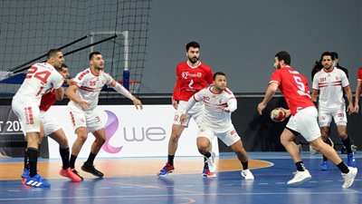 تقدم الزمالك على الأهلي في الشوط الأول من كأس السوبر الأفريقي لليد