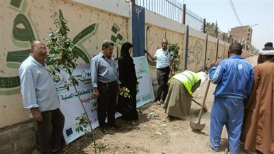 تنفيذ حملة ممارسات الإدارة السليمة بيئيًا للمخلفات الصلبة بـ 10 مراكز في أسيوط 
