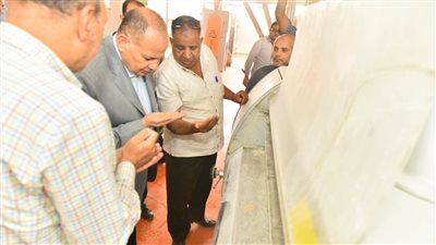 محافظ أسيوط يترأس لجنة متابعة سير العمل بمطاحن عرب العوامر 