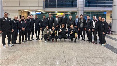 منتخب الجودو يصل القاهرة بعد ختام مشاركته في كأس أوروبا