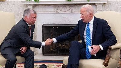 بايدن يناقش مع العاهل الأردني التطورات الإقليمية ووقف إطلاق النار بغزة