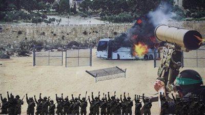 كتيبة تابعة لـ القسام تعلن استهداف مستوطنة إسرائيلية بصاروخين (فيديو)