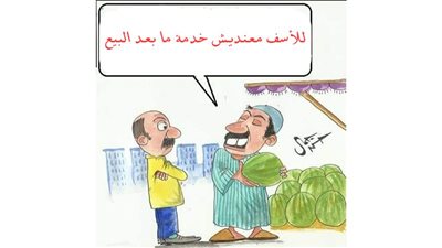 خدمة ما بعد البيع في كاريكاتير فيتو