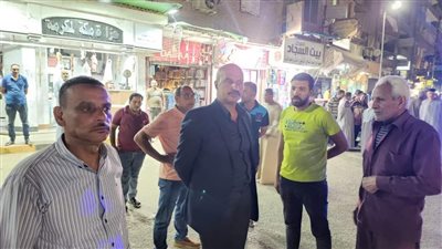 رئيس حي العمرانية يقود حملة بشارع مستشفي الصدر والثلاثيني |صور