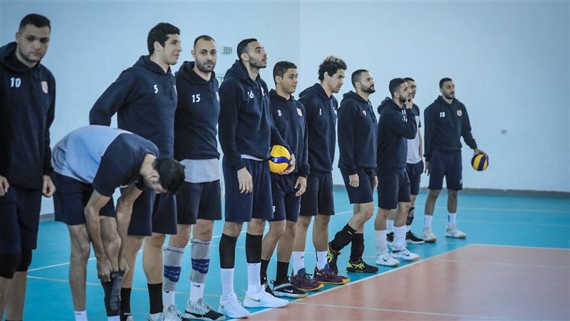 فريق الطائرة بالأهلي